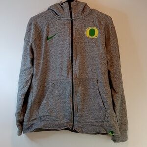 Vintage Red Tag Nike Oregon Ducks Full Zip Hoodie Jacket Men's Size L EUC NICE!